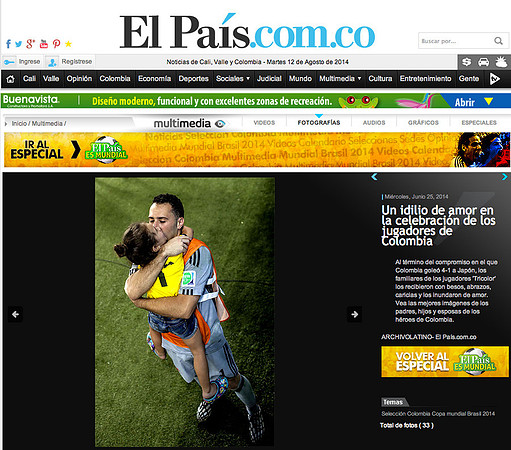 El País de Cali, julio de 2012